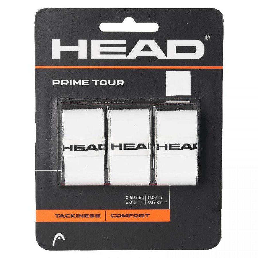 Overgrips Head Prime Tour Blanco 3 Unidades