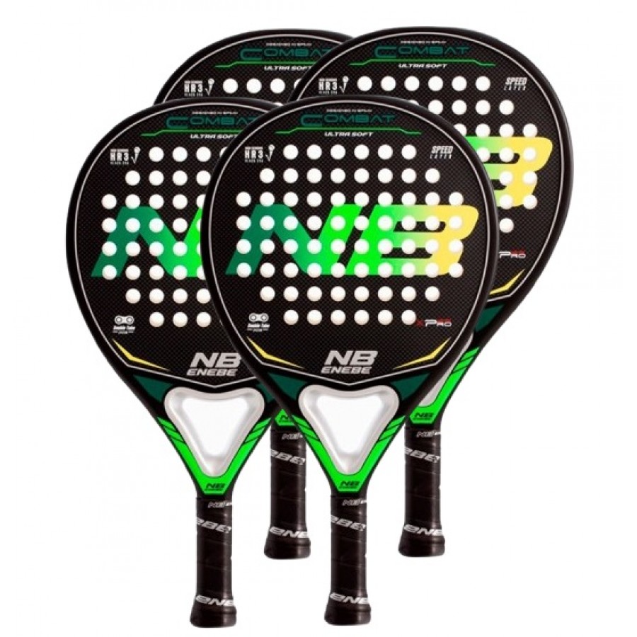 Pacchetto Enebe Combat Green Yellow Paddle x4