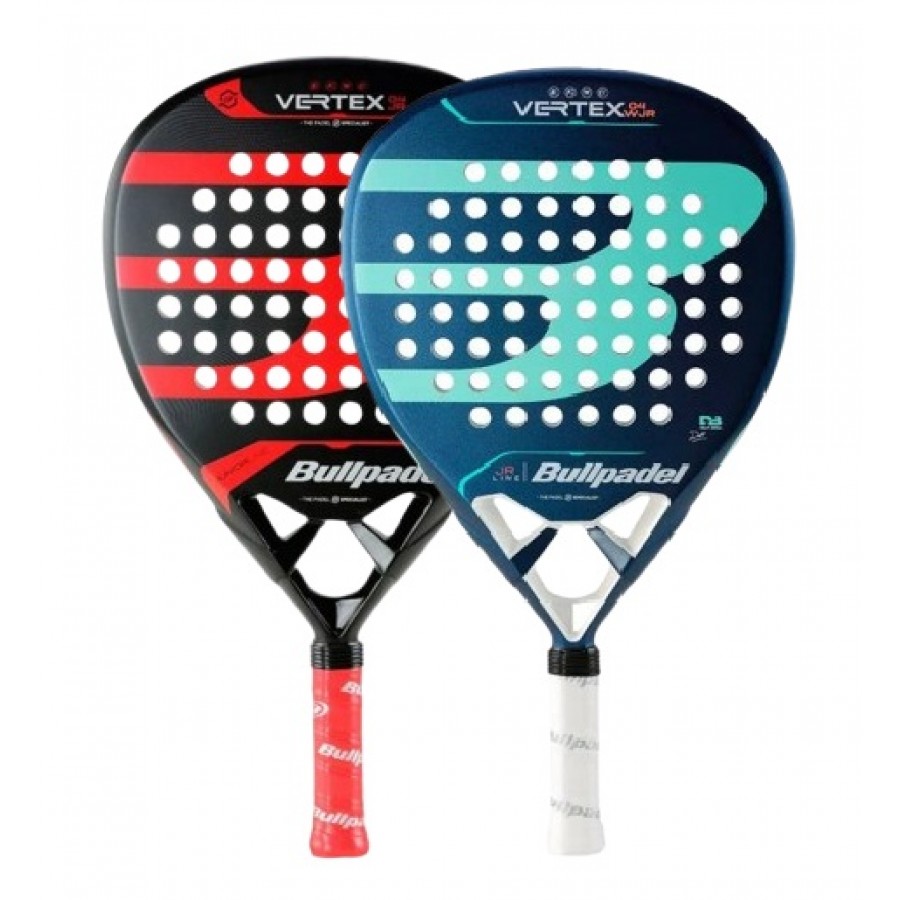 Raquette Bullpadel Delfi Brea Vertex Femme Junior 2024 et Tello Vertex 04 Junior 2024