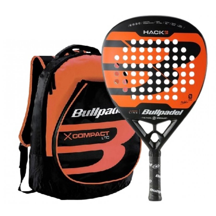 Pala Bullpadel Paquito Navarro Hack 03 Junior 2024 y Mochila