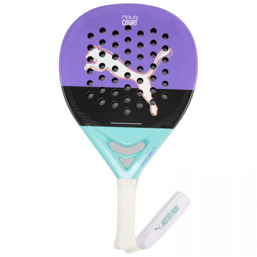 Puma Nova Court Purple Black Turquoise Women''s Racket