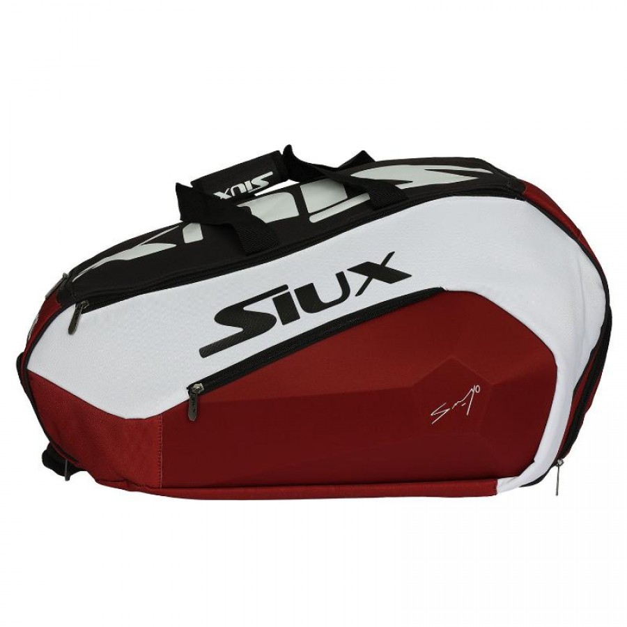 Siux Sanyo Diablo vermelho preto saco raquete de padel