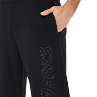 Asics Logo Black Gray Pants