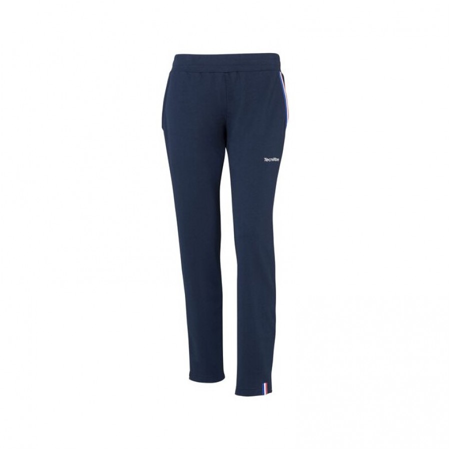 Pantalon Tecnifibre Tech Azul Marino Blanco Junior