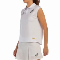 Polo Bullpadel Premier Padel Acido Blanco