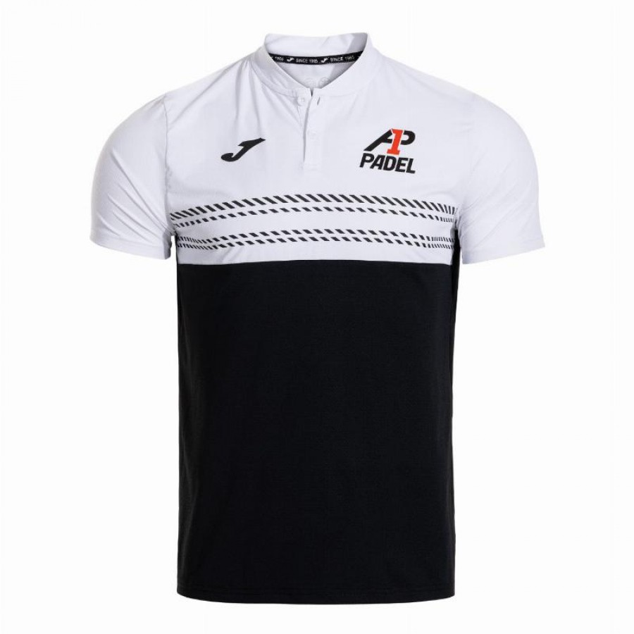 Joma A1 Padel Nero Bianco Polo