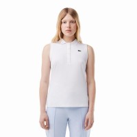 Polo Lacoste Ultra Dry White Donna