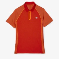 Lacoste Ultra Dry Camisa Polo Laranja Vermelha