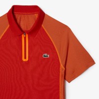 Lacoste Ultra Dry Camisa Polo Laranja Vermelha