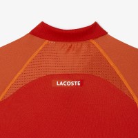 Lacoste Ultra Dry Camisa Polo Laranja Vermelha