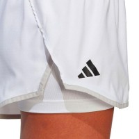 Short Adidas Club Blanco Negro Mujer