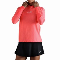 Endless Breath Line Sweatshirt Coral Shiny