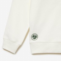 Felpa Lacoste Sport Roland Garros Edition Bianco Unisex