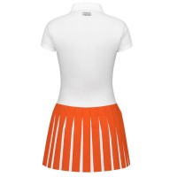 Vestido Laranja Branco Head Vogue