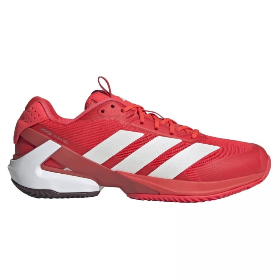 Zapatillas Adidas Adizero Ubersonic 5 Clay Rojo Blanco