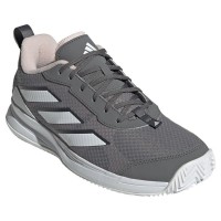 Adidas AvaFlash Grigio Bianco Rosa Scarpe da ginnastica da donna - TERRA BATTUTA