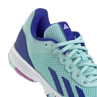 Adidas Courtflash Aqua Purple Blue Junior Sneakers