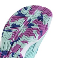 Adidas Courtflash Aqua Purple Blue Junior Sneakers