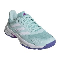 Sapatilhas Adidas CourtJam Control 3 Aqua White Mulher