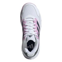 Scarpe Adidas CourtJam Control 3 Bianca Nero Lilla Donna