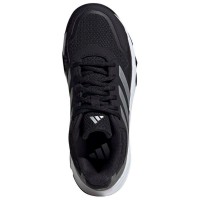 Adidas CourtJam Control 3 Preto Prata Cinza Sapatos Femininos