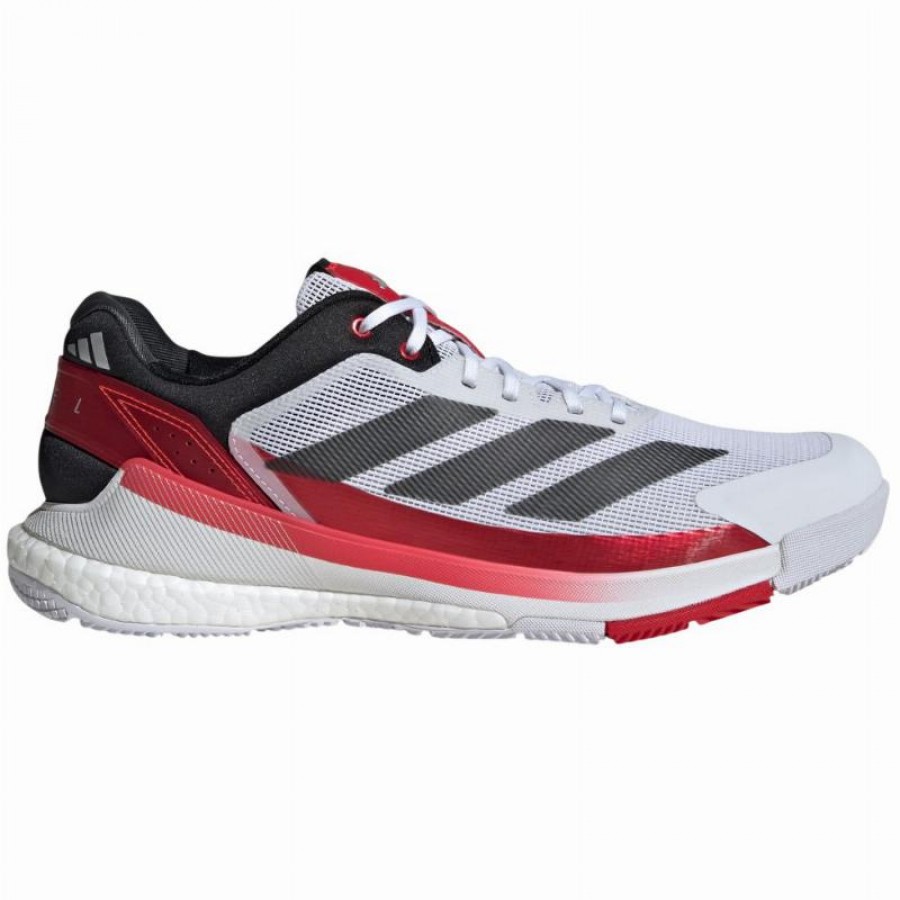 Zapatillas Adidas Crazyquick Boost Padel Blanco Negro Rojo