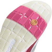 Tenis Adidas Crazyquick Boost Padel Branco Prata Rosa Feminino