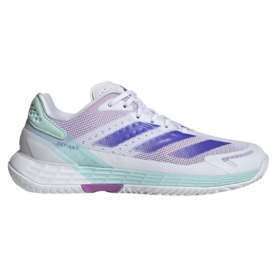 Sapatilhas Adidas Defiant Speed 2 White Blue Aqua Feminino