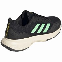 Zapatillas Adidas Game Court Negro Verde