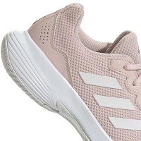 Adidas GameCourt 2.0 Rose Blanc Baskets Femme