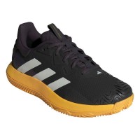 Adidas Solematch Control Clay Nero Argento Arancia Scarpe