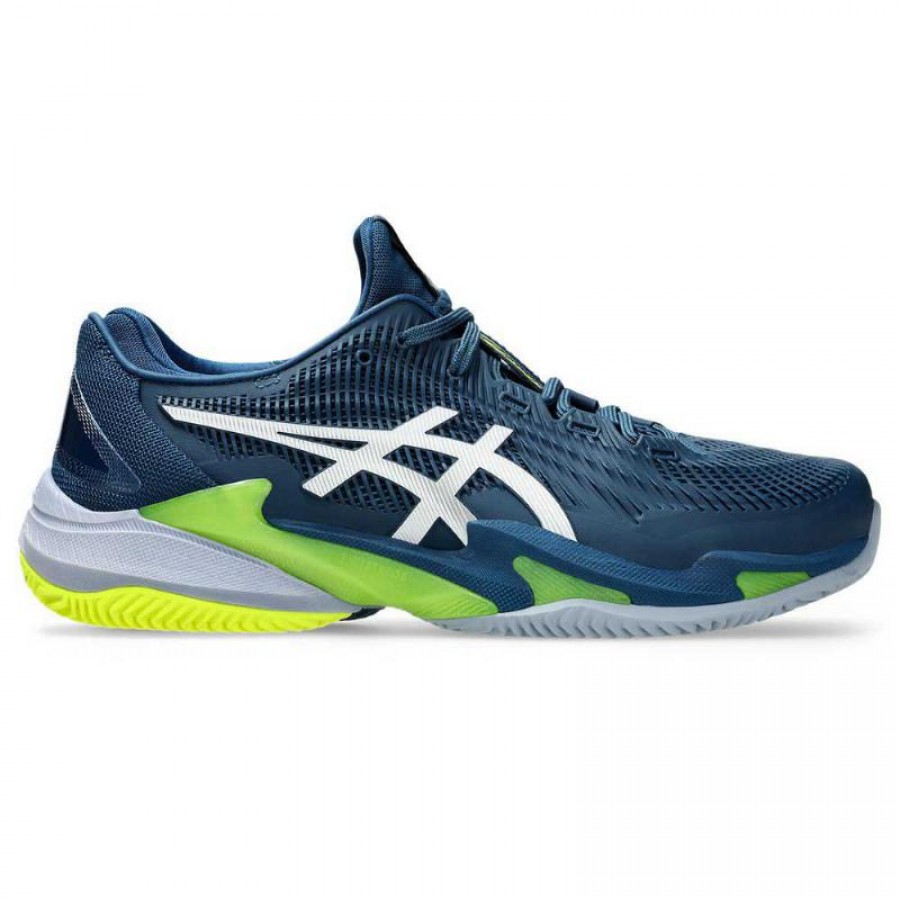 Asics Court FF 3 Clay Blue Mako Sapatilhas Branco