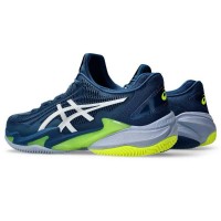 Sneakers Asics Court FF 3 Blu Mako Bianco - TERRA BATTUTA