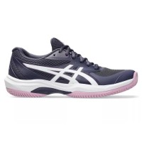 Zapatillas Asics Game FF Clay Azul Indigo Blanco Mujer