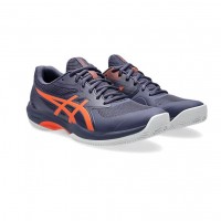 Zapatillas Asics Game FF Clay Azul Indigo Naranja