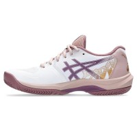 Zapatillas Asics Game FF Padel Blanco Purpura Oxide Mujer