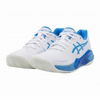 Zapatillas Asics Gel Challenger 14 Clay Blanco Azul Mujer