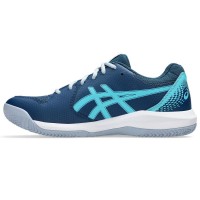 Zapatillas Asics Gel Dedicate 8 Padel Azul Mako Gris