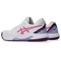 Asics Gel Dedicate 8 Padel White Dragon Fruit Scarpe da ginnastica da donna