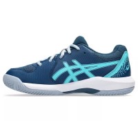 Zapatillas Asics Gel Dedicate 8 Padel GS Azul Mako Gris Junior