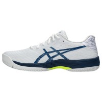 Sapatilhas Asics Gel Game 9 Clay Branco Azul Mako