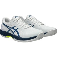 Asics Gel Game 9 Clay White Blue Mako Sneakers