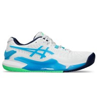 Zapatillas Asics Gel Resolution 9 Clay Blanco Aqua