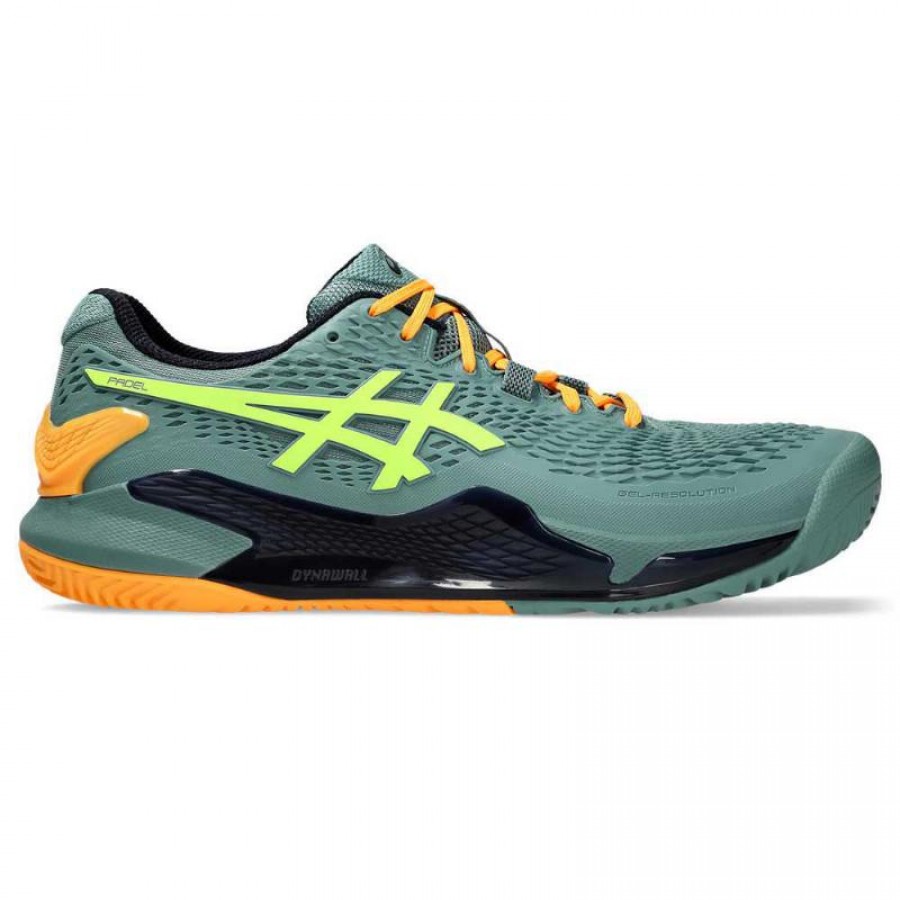 Scarpe da ginnastica Asics Gel Resolution 9 Padel Celadon gialle