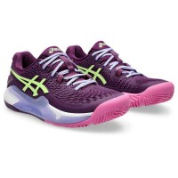 Scarpe Asics Gel Resolution 9 Padel Intense Lime Donna