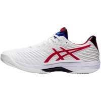 Scarpe Asics Soluzione Velocità FF 2 Argilla L.E. Bianco Rosso Classico - Barata Oferta Outlet