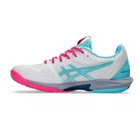 Zapatillas Asics Solution Speed FF 3 Padel Blanco Rosa