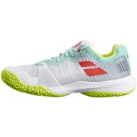 Zapatillas Babolat Jet Ritma Blanco Gris Mujer - Barata Oferta Outlet