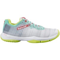 Zapatillas Babolat Jet Ritma Blanco Gris Mujer - Barata Oferta Outlet