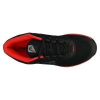 Head Sprint Court Padel Black Red Sneakers